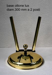 art-295 base diam. 300 ottone lux a 2 posti per aste diam. 22 mm.jpg